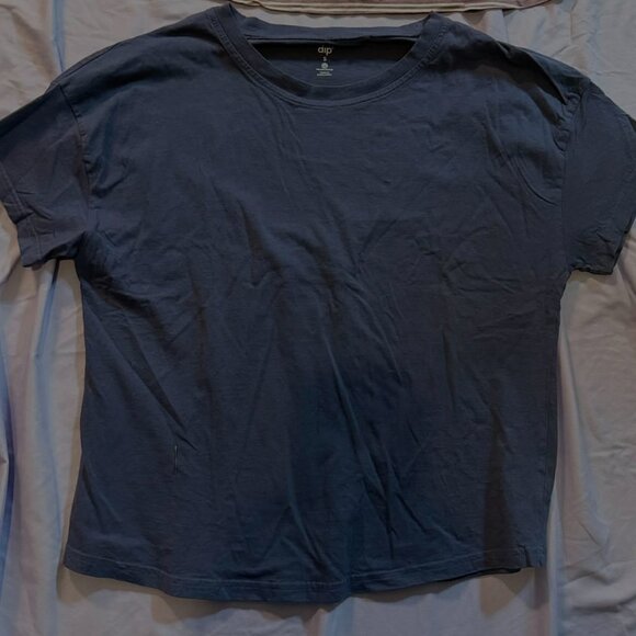 TWO dip Brand Short Sleeve tees, BIG SIZE SMALL (1 purple striped & 1 Blue) - Picture 10 of 16